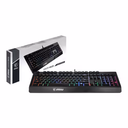 MSI Vigor GK20 clavier USB AZERTY Français Noir - Vue supplémentaire 5