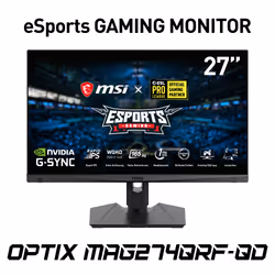 MSI Optix MAG274QRFDE-QD écran plat de PC 27" Wide Quad HD LCD Noir