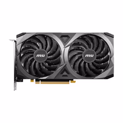 MSI VENTUS GeForce RTX 3060 2X 12G OC, GeForce RTX 3060, 12 Go, GDDR6, 192 bit, 7680 x 4320 pixels, PCI Express 4.0