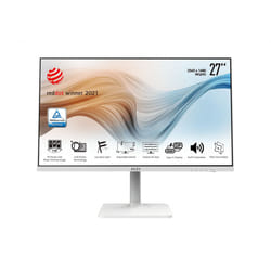 MSI Modern MD271QPW Écran PC 27 pouces QHD IPS Blanc