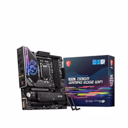 MSI MPG Z590M Gaming Edge Wifi, Intel, LGA 1200 (Socket H5), Intel® Celeron®, Intel® Core™ i3, Intel® Core™ i5, Intel® Core™  ...