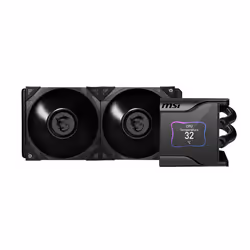 MSI MEG CORELIQUID S280, Refroidisseur de liquide tout-en-un, 82,27 cfm, Noir
