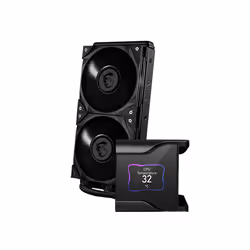 MSI MEG CORELIQUID S280 système de refroidissement d'ordinateur Processeur Refroidisseur de liquide tout-en-un Noir - Vue supplémentaire 5