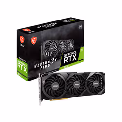 MSI VENTUS GeForce RTX 3070 3X PLUS 8G OC LHR, GeForce RTX 3070, 8 Go, GDDR6, 256 bit, 7680 x 4320 pixels, PCI Express 4.0
