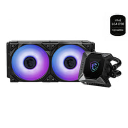 MSI MPG CORELIQUID K240 V2 système de refroidissement d’ordinateur Boitier PC Kit de refroidissement 12 cm Noir