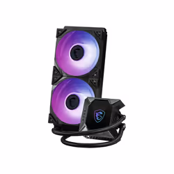 MSI MPG CORELIQUID K240 V2 système de refroidissement d’ordinateur Boitier PC Kit de refroidissement 12 cm Noir