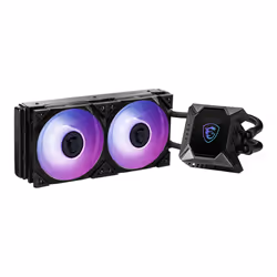 MSI MPG CORELIQUID K240 V2 système de refroidissement d'ordinateur Boitier PC Kit de refroidissement 12 cm Noir - Vue supplémentaire 4