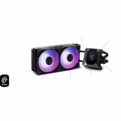 MSI MPG CORELIQUID K240 V2 système de refroidissement d'ordinateur Boitier PC Kit de refroidissement 12 cm Noir - Vue supplémentaire 9