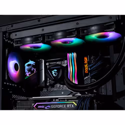 MSI MAG-CRLQD-360R2 système de refroidissement d'ordinateur Carte-mère, Processeur Liquid cooling kit 12 cm Noir - Vue supplémentaire 4