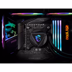 MSI MAG-CRLQD-360R2 système de refroidissement d'ordinateur Carte-mère, Processeur Liquid cooling kit 12 cm Noir - Vue supplémentaire 5