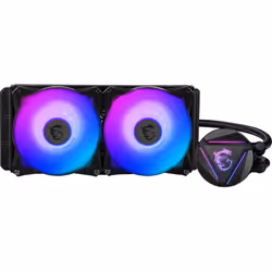 MSI MAG CORELIQUID 280R V2 système de refroidissement d'ordinateur Boitier PC Refroidisseur 14 cm Noir - Vue supplémentaire 5