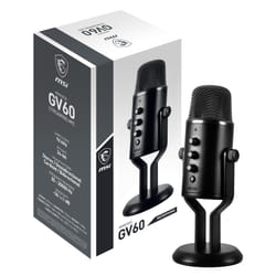 MSI IMMERSE GV60 STREAMING MIC microphone Noir Microphone de console de jeu