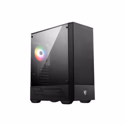 MSI MAG Forge 110R, Midi Tower, PC, Noir, ATX, micro ATX, Mini-ITX, Métal, Jouer