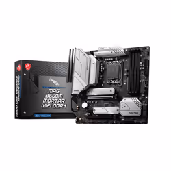 MSI MAG B660M MORTAR WIFI DDR4, Intel, LGA 1700, Intel® Celeron®, Intel® Core™ i9, Intel® Pentium® Gold, LGA 1700, DDR4-SDRAM ...