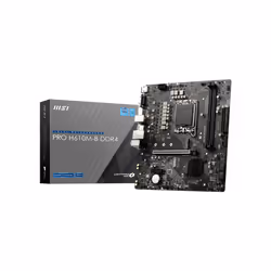 MSI MB PRO H610M-B DDR4, Intel, LGA 1700, Intel® Core™ i9, LGA 1700, DDR4-SDRAM, 64 Go