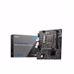 MSI PRO H610M-G DDR4, Intel, LGA 1700, Intel® Core™ i9, LGA 1700, DDR4-SDRAM, 64 Go