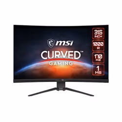 MSI G322CQP, 80 cm (31.5"), 2560 x 1440 pixels, Wide Quad HD, LCD, 1 ms, Noir