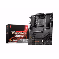 MSI B550 GAMING GEN3, AMD, Emplacement AM4, AMD Ryzen™ 9 de 3e génération, AMD Ryzen 9 5th Gen, AMD Ryzen 9 7th Gen, DDR4-SDR ...