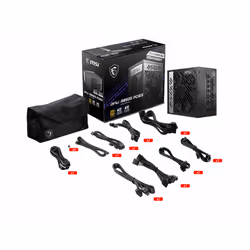 MSI MPG A850G PCIE5 unité d'alimentation d'énergie 850 W 24-pin ATX ATX Noir - Vue supplémentaire 5