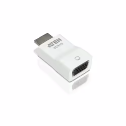 ATEN Adaptateur HDMI vers VGA, Blanc, Plastique, 1920 x 1200 pixels, 1080p, HDMI, VGA
