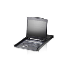 ATEN CL1308N commutateur écran, clavier et souris Grille de montage Noir