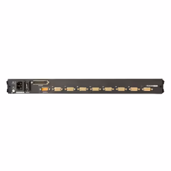 ATEN Commutateur KVM VGA LCD à un seul rail PS/2-USB 8 ports - Vue supplémentaire 2