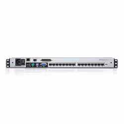 ATEN Commutateur KVM LCD à deux rails 16 ports Multi-Interface Cat 5 sur IP accès de partage 1 local/distant