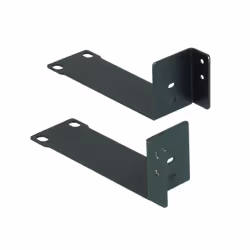 ATEN Kit de montage sur bâti simple, Équerre de fixation, Noir, 1U, VK1100, 260 g, 2 pièce(s)