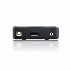 ATEN Commutateur KVM DisplayPort/audio USB 2 ports (4K pris en charge et câbles inclus)