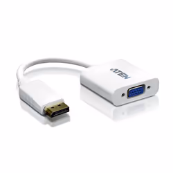 ATEN Adaptateur DisplayPort à VGA, DisplayPort, VGA (D-Sub), Mâle, Femelle, Droit, Droit