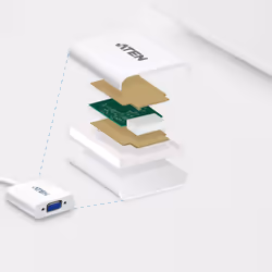 ATEN Adaptateur DisplayPort à VGA - Vue supplémentaire 4
