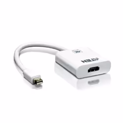 ATEN Adaptateur actif Mini DisplayPort vers HDMI 4K, Mini DisplayPort, HDMI, Mâle, Femelle, Droit, Droit