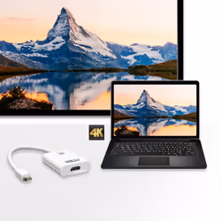 ATEN Adaptateur actif Mini DisplayPort vers HDMI 4K