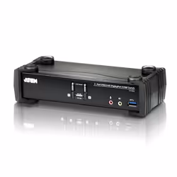 ATEN Commutateur KVMP™ DisplayPort 4K 2 ports USB 3.0 (câbles inclus), 4096 x 2160 pixels, 4K Ultra HD, 2 W, Noir