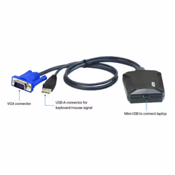 ATEN Adaptateur chariot de sécurité console KVM USB pour ordinateur portable - Vue supplémentaire 5