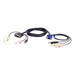 ATEN VGA USB to DVI KVM Cable 3m