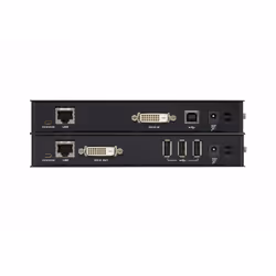 ATEN Système d'extension KVM DVI HDBaseT avec ExtremeUSB® (1920 x 1200 à 100m)