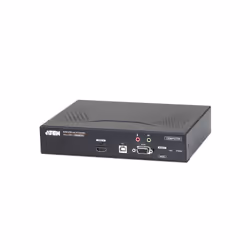 ATEN Émetteur KVM un affichage HDMI 4K sur IP, Transmetteur, Avec fil, 10000 m, 36 bit, Noir, Métal