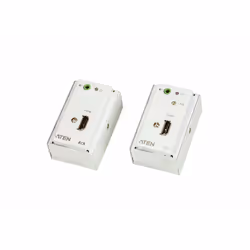 ATEN Système d'extension Cat 5 HDMI/audio avec plaque murale MK (1080p 40 m), 1920 x 1200 pixels, Émetteur et récepteur AV, 6 ...