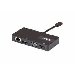 ATEN UH3232 Avec fil USB 3.2 Gen 1 (3.1 Gen 1) Type-C Noir