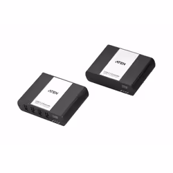 ATEN Système d'extension sur réseau local Cat 5 USB 2.0 à 4 ports, Émetteur et récepteur réseau, 100 m, 480 Mbit/s, Cat5, Cat ...