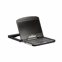 ATEN Console LCD grand écran à un seul rail et à très faible profondeur (USB, HDMI)