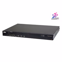 ATEN Serveur console série à 32 ports avec double alimentation/réseau local