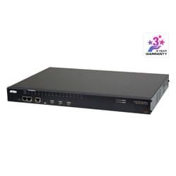 ATEN Serveur console série à 32 ports avec double alimentation/réseau local