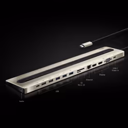 ATEN Station d’accueil multiports USB-C avec transfert de l’alimentation