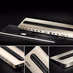ATEN Station d'accueil multiports USB-C avec transfert de l'alimentation - Vue supplémentaire 4
