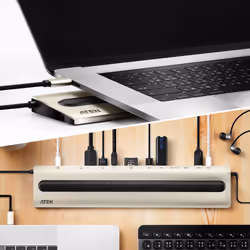 ATEN Station d'accueil multiports USB-C avec transfert de l'alimentation - Vue supplémentaire 7