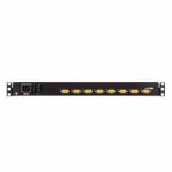 ATEN Commutateur KVM VGA grand écran LCD à un seul rail PS/2-USB 8 ports
