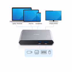ATEN Commutateur de station d'accueil 2 ports USB-C Gen 1 avec transfert de l'alimentation - Vue supplémentaire 5