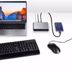 ATEN Commutateur de station d'accueil 2 ports USB-C Gen 1 avec transfert de l'alimentation - Vue supplémentaire 8
